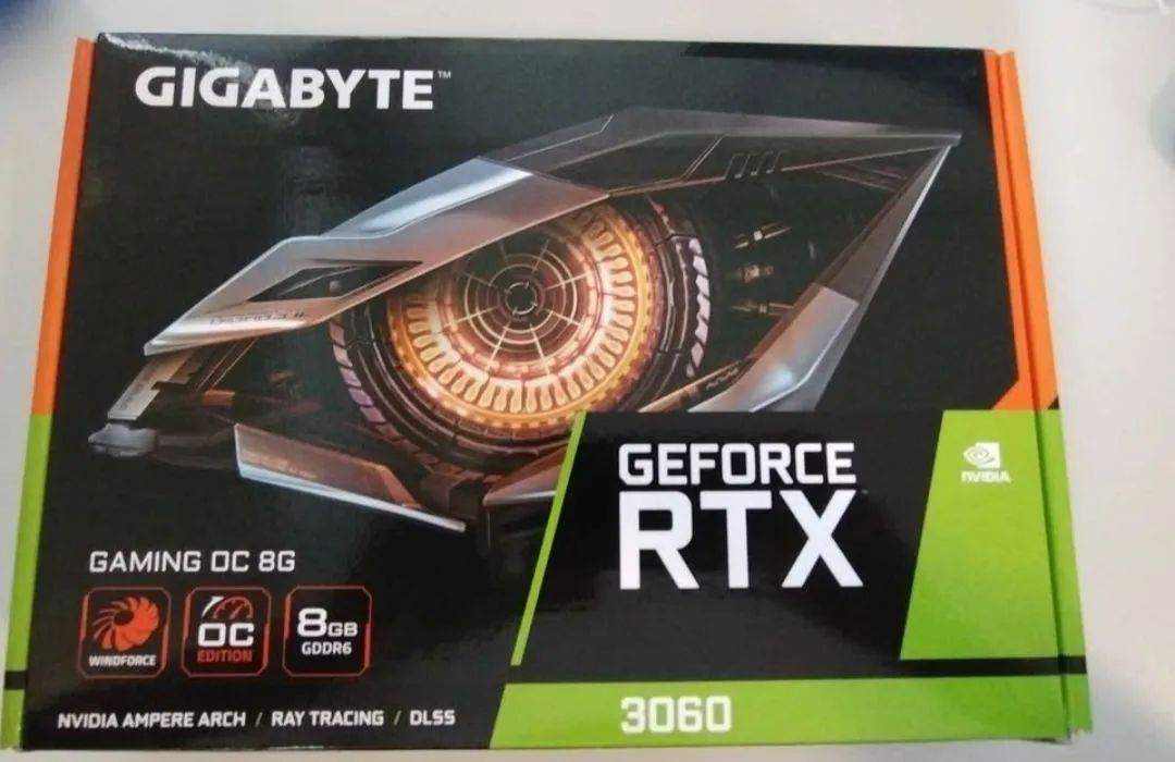 Placa de Vídeo - NVidia Gigabyte Geforce RTX 3060 8GB