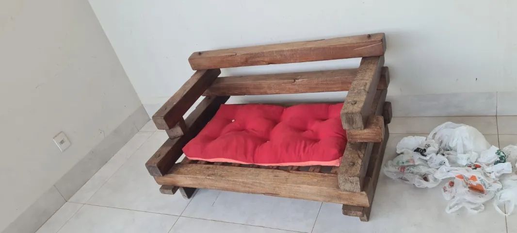 Desapego de móveis rústicos de madeira ? mesa, guarda-roupa, sofá e muito mais!!! - Foto 5