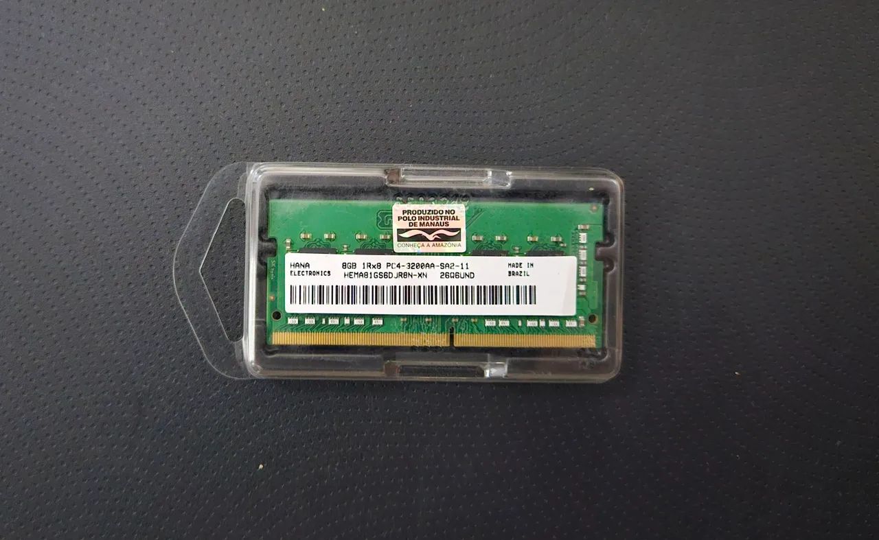 Memória RAM Hana - 8GB - DDR4 - 3200MHz - Notebook