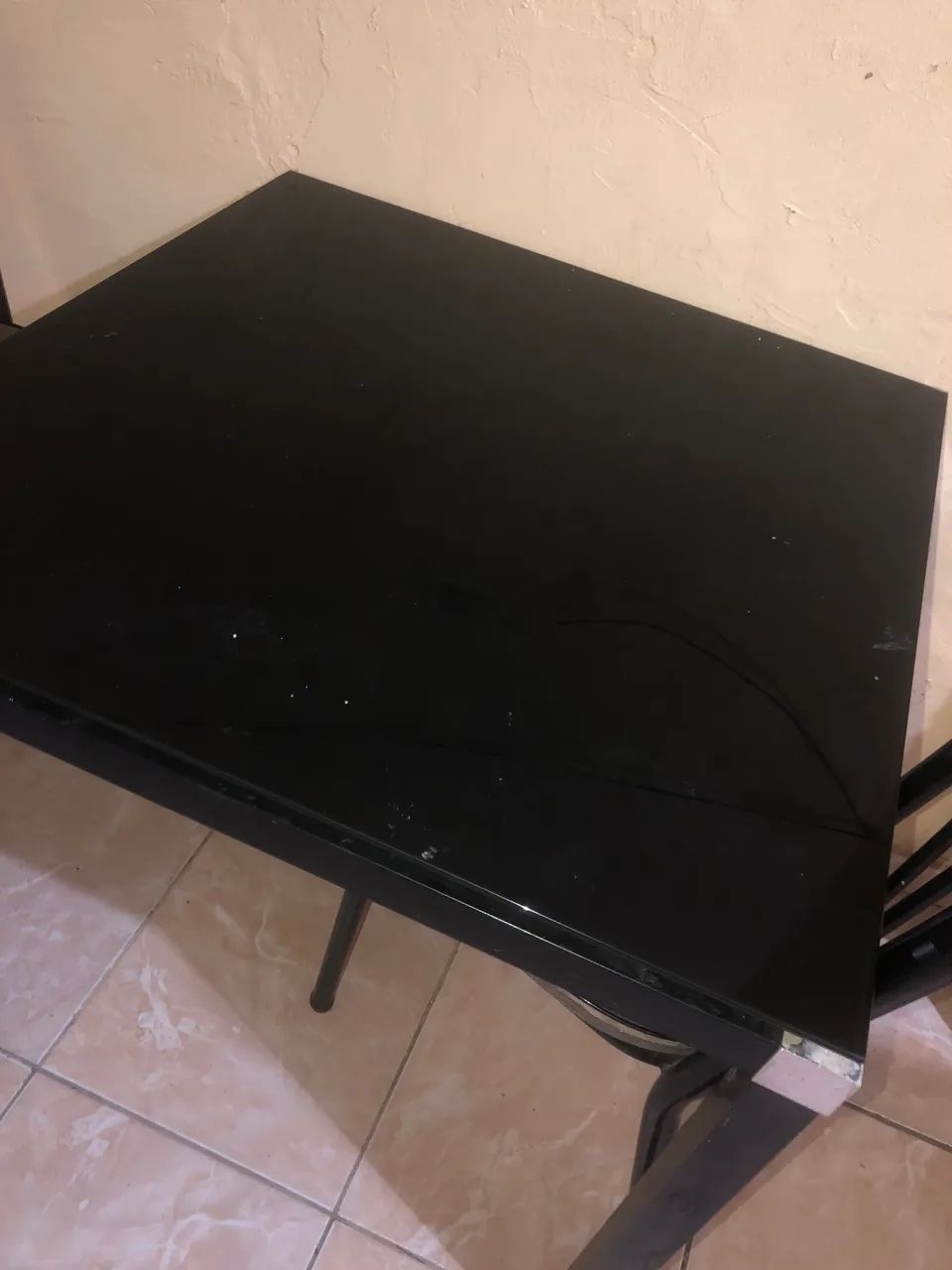Venda mesa tampo de vidro aceito oferta - Foto 3