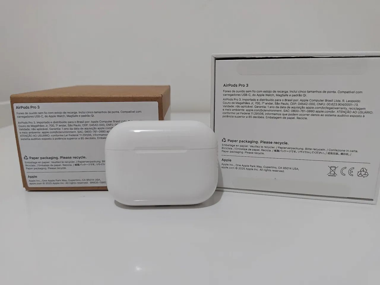 AirPodsPro3保証期間付き2027年10.14 AirPods Pro 3 Completo na Caixa e Garantia - Fones de Ouvido