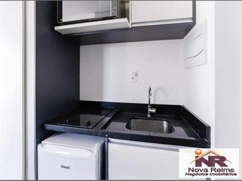 Studio para alugar com 33m², 1 quarto e sem vaga - Foto 2