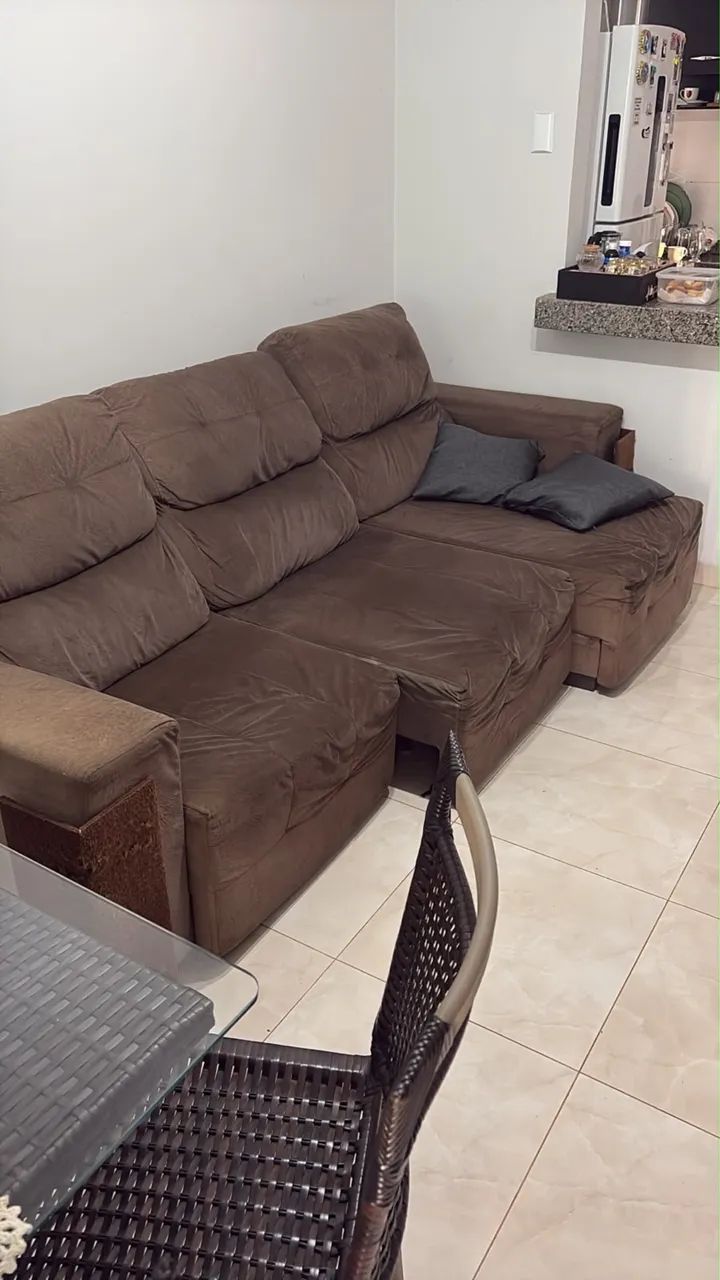 Sofá marrom - Foto 3