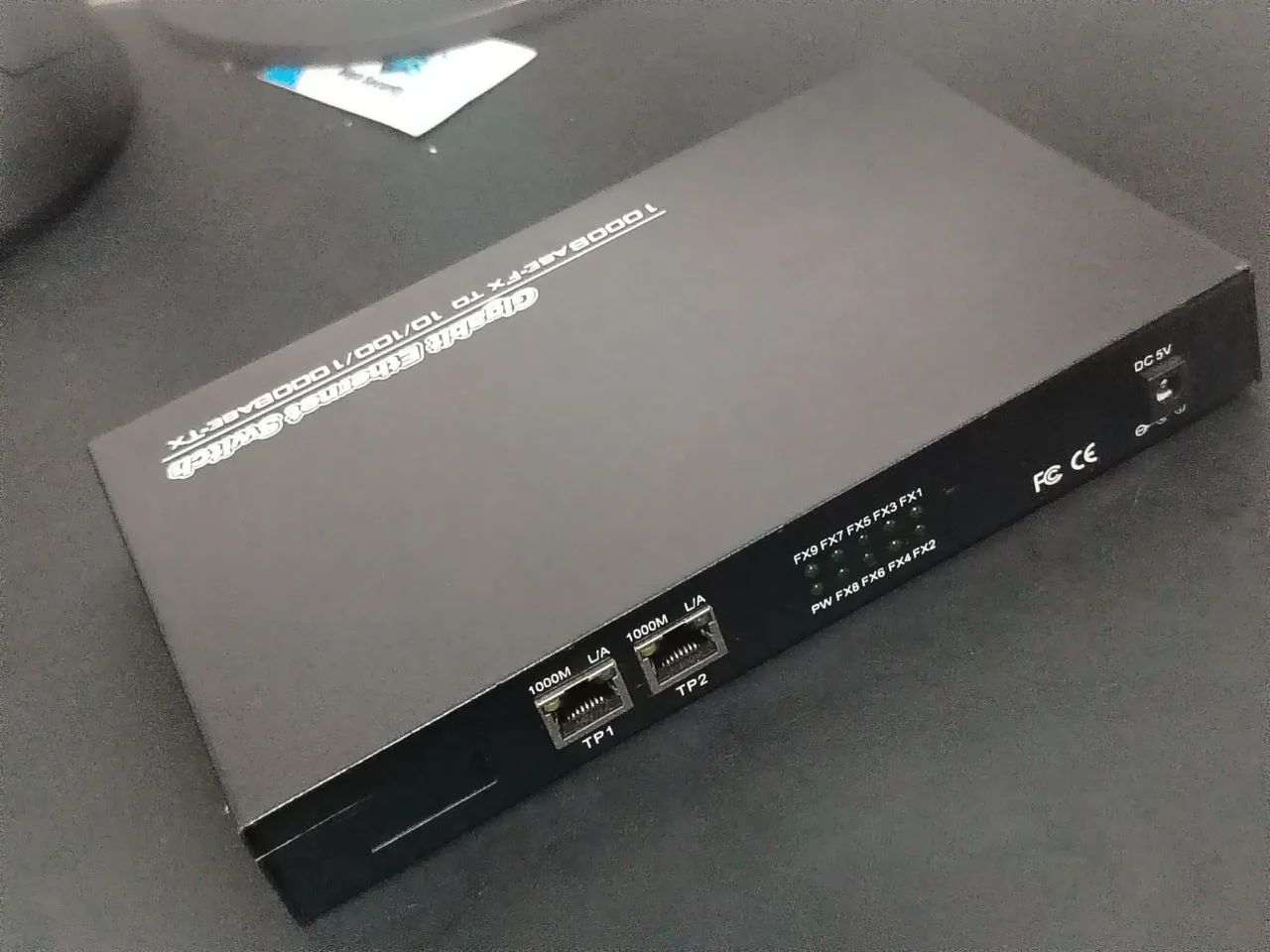 Conversor de mídia gigabit 8 portas - Foto 3