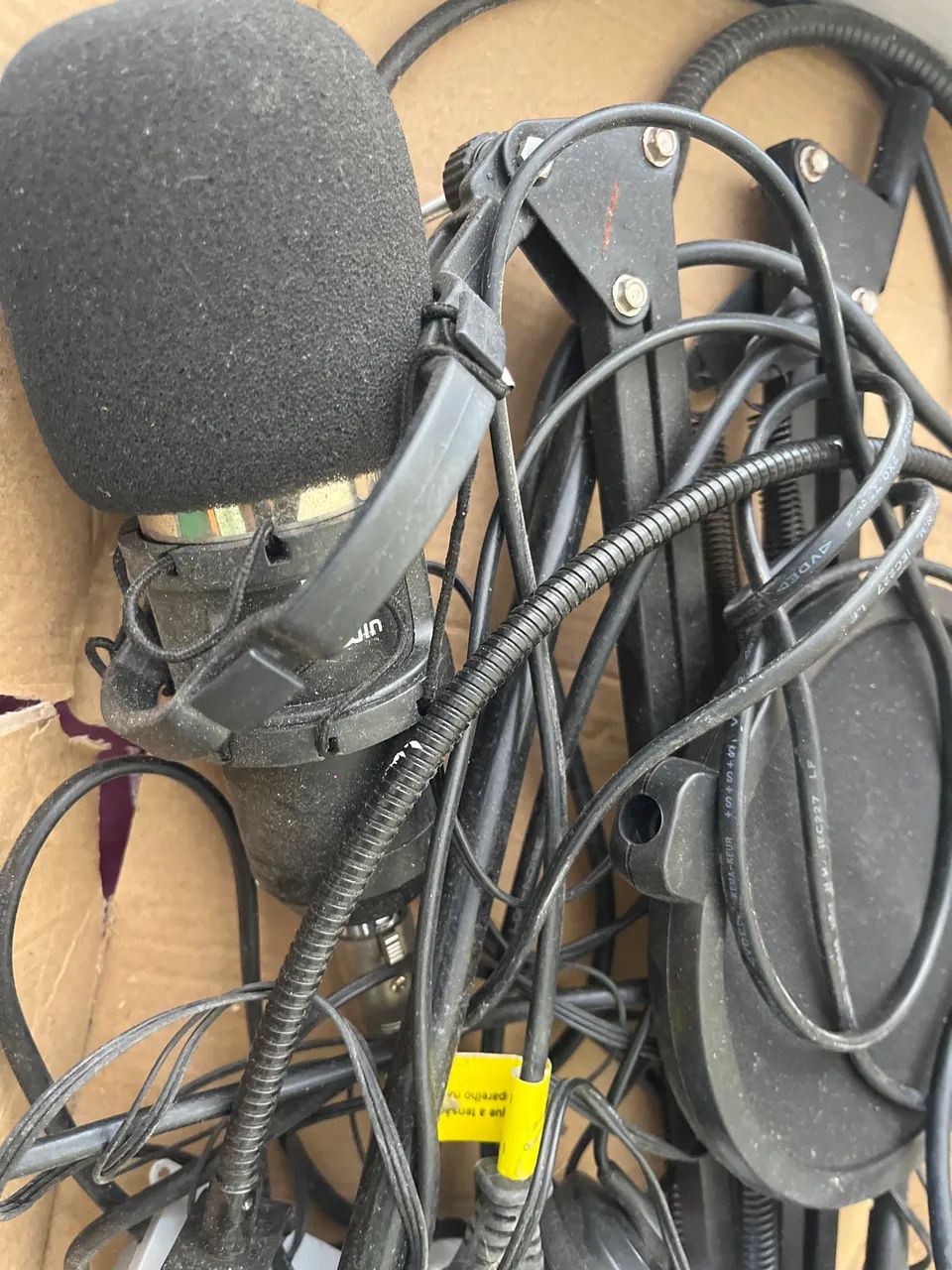 Você quer fazer podcasts. Microfone e condicionador profissional  - Foto 4
