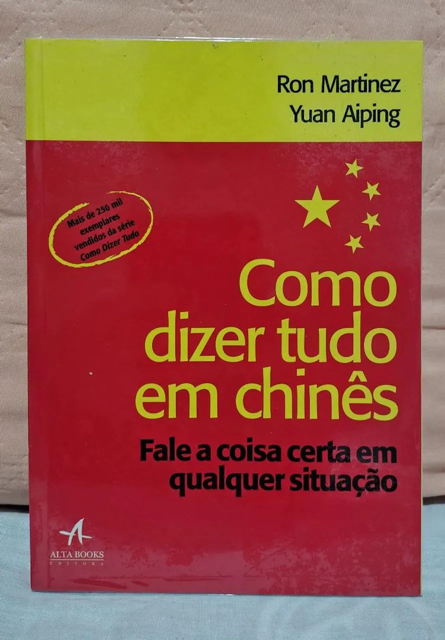 Livros - Como dizer tudo em chinês 