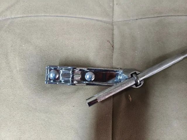Extensor Cromado com Clamp para Pratos (Na Caixa) - Foto 4