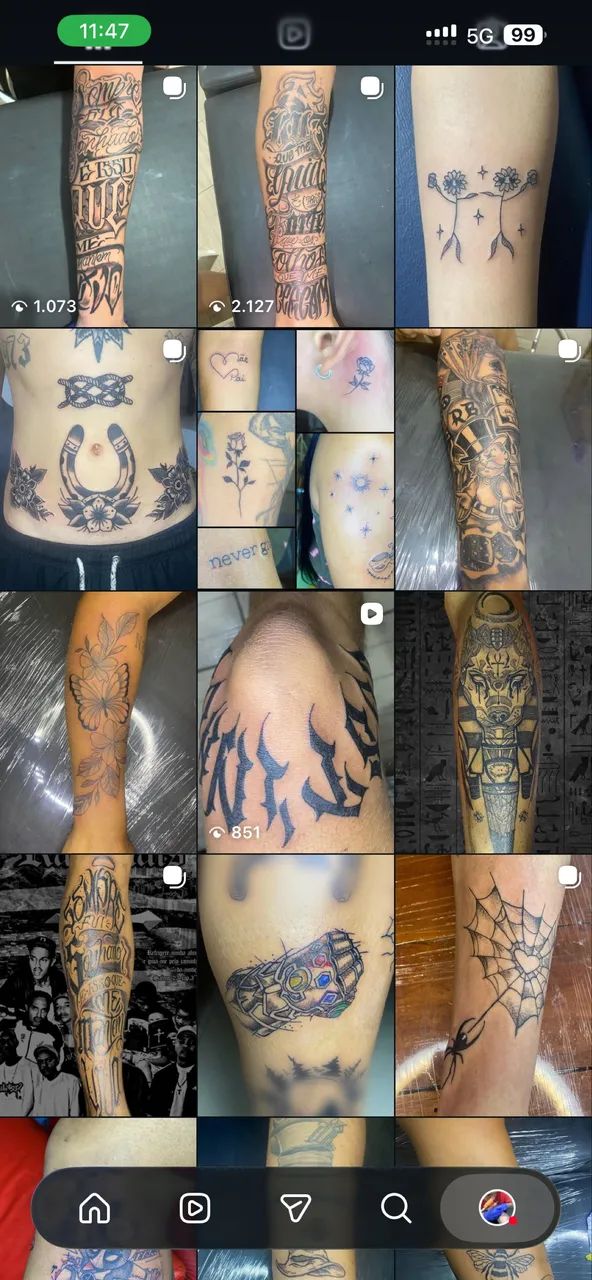 Sou tatuador e Troco tatuagem em celular 