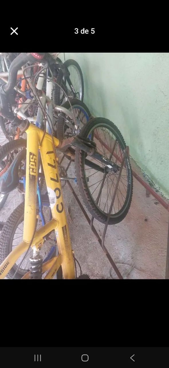 Bicicleta coli usada tem que mandar arrumar quadro e pneu - Foto 3
