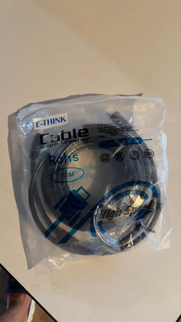 Cabo HDMI 9-10m Alta Qualidade Novo