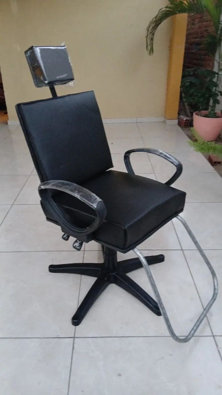 Cadeira salao cabeleireiro reclinável 