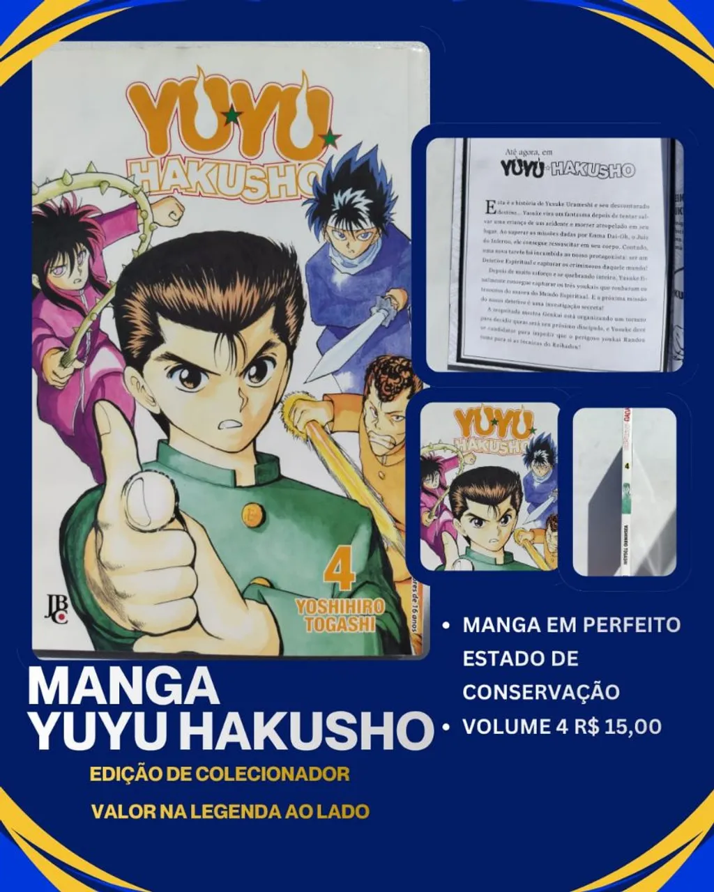 Manga Yu Yu Hakusho Volume 18 - Livros e revistas - Bangu, Rio de