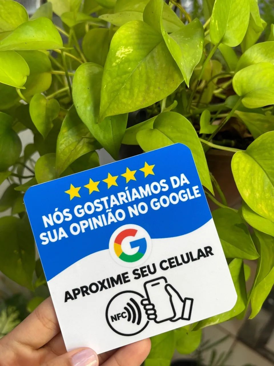 Kit 10 placas de avaliação google NFC - Foto 2