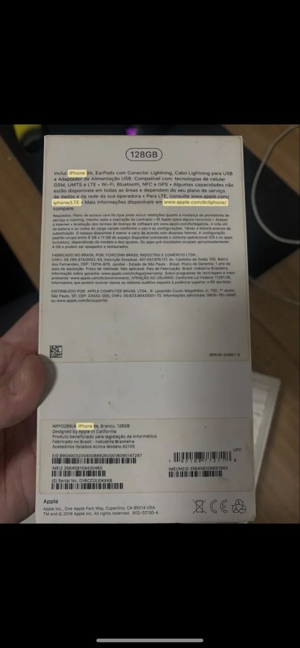 iPhone XR  128gb caixa e nota - Foto 4