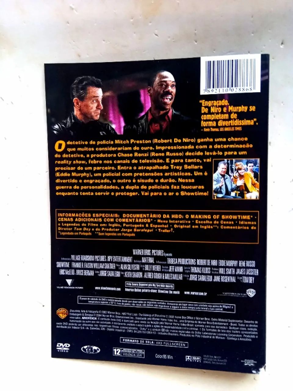 SHOWTIME DVD FILME COMEDIA EDDY MURPHY ROBERT DE NIRO ORIGINAL  - Foto 3