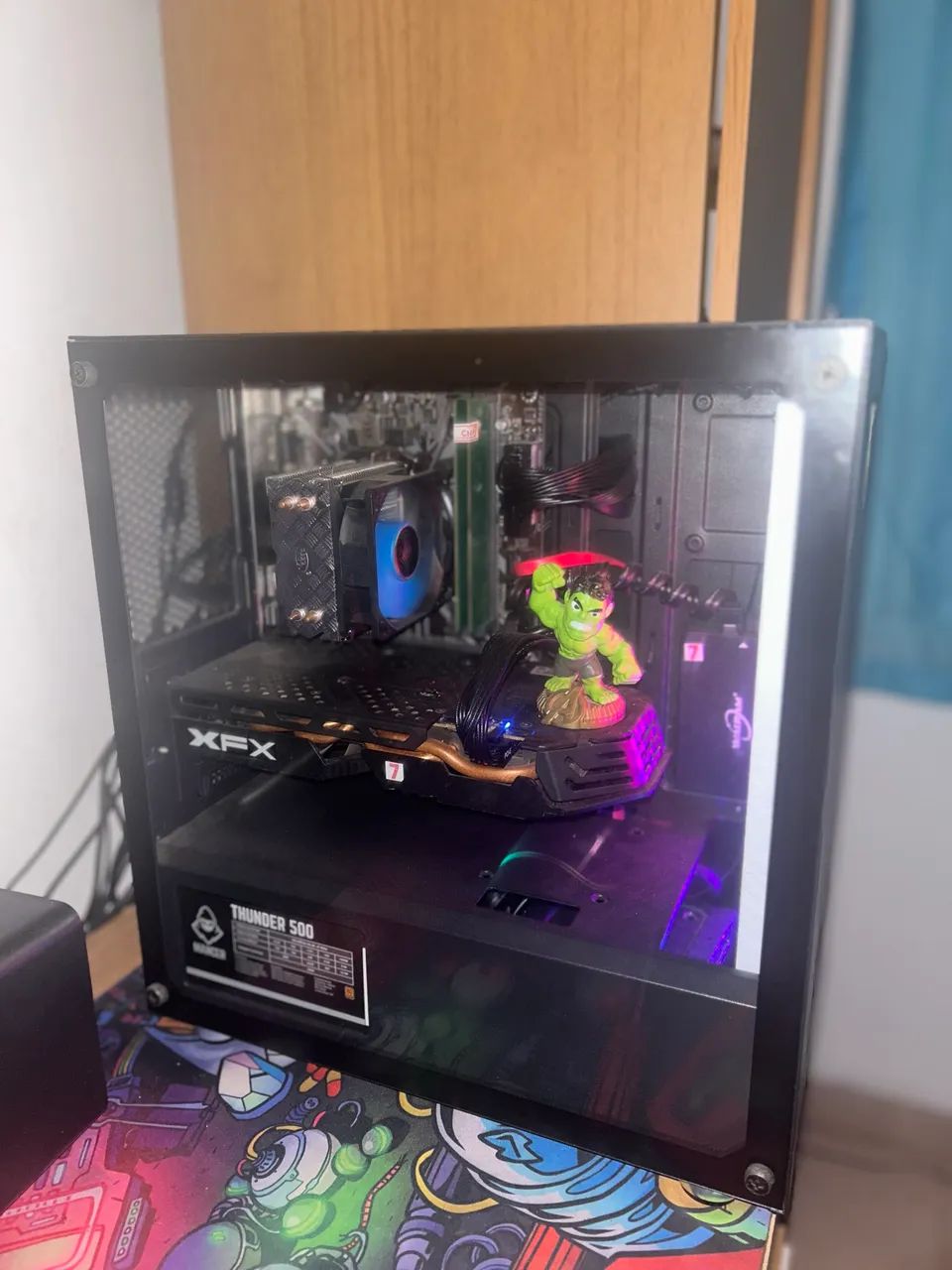 PC Gamer i5 9400F RX 580-8GB RAM-16GB SSD 500GB HD 2TB