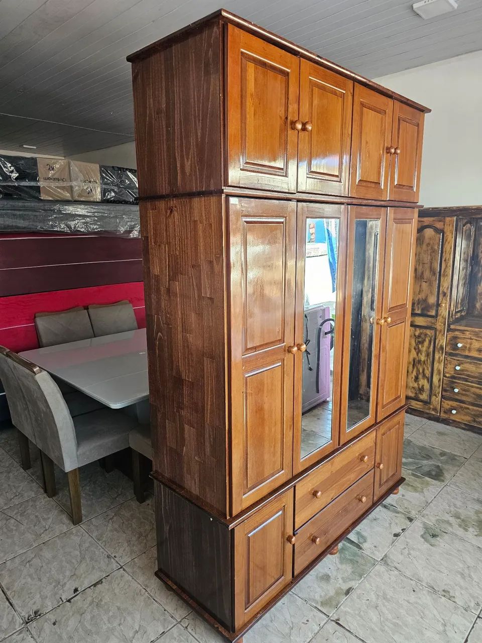 Guarda roupa usado de cedro  - Foto 3