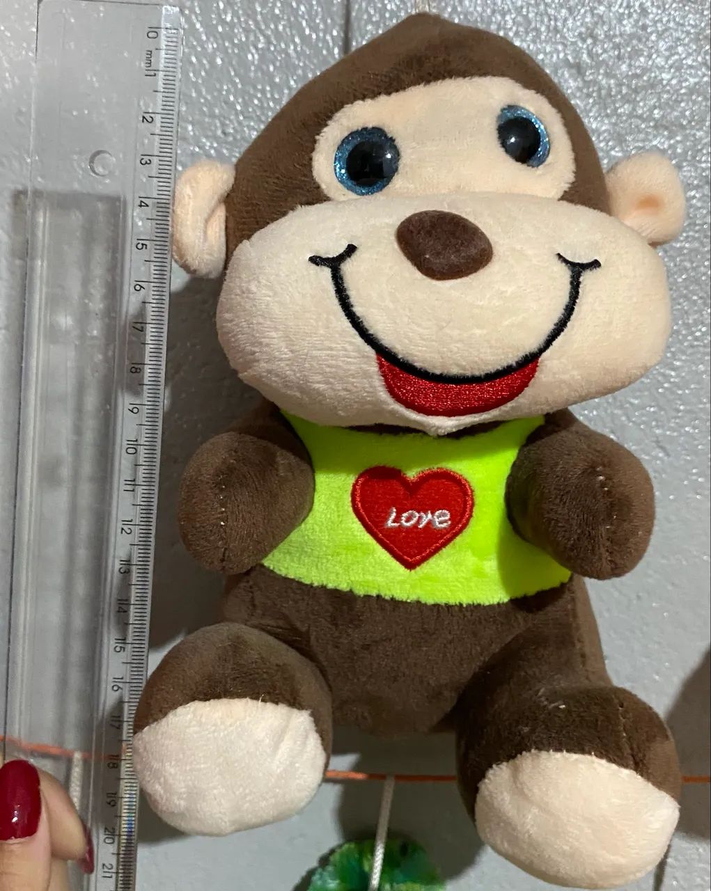 Pelúcia Macaquinho Love  - Foto 4