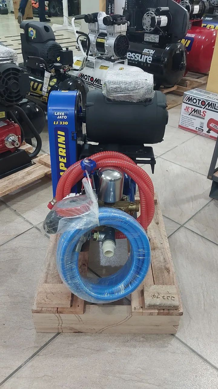 Lavadora para lavajato profissional 2cv 350psi Chiaperini - Loja/Nova