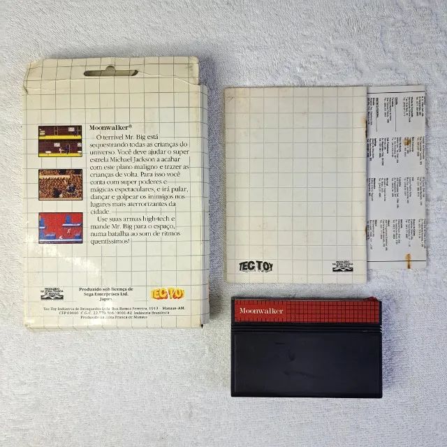 Michael Jackson's Moonwalker Completo Master System - Sega Tectoy - Serial batendo - Foto 2
