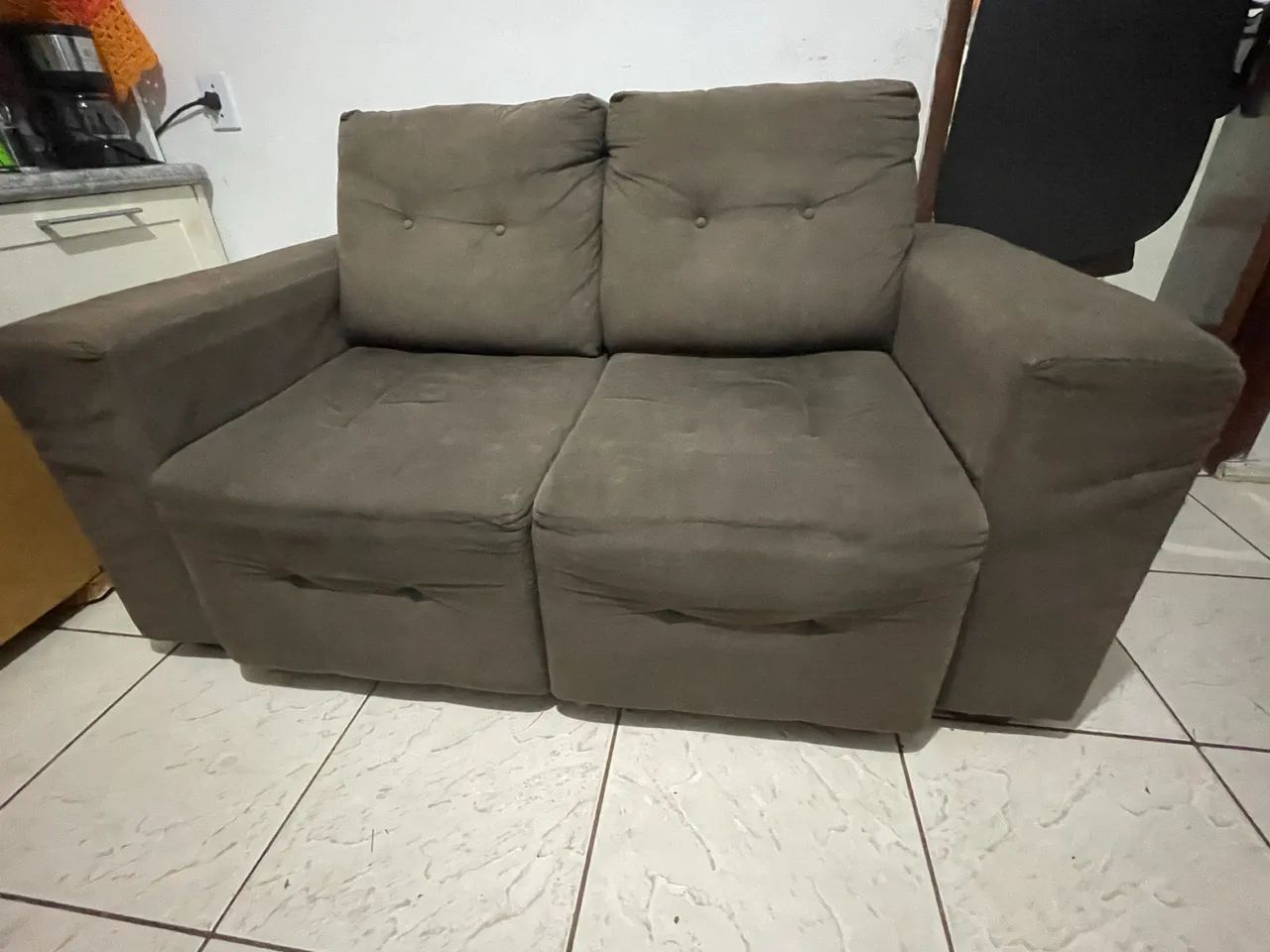 Sofá cama 2 lugares super acolchoado  - Foto 3