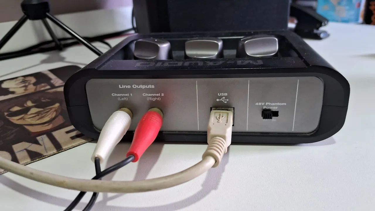 Interface de audio/placa de som usb m-audio - Foto 3