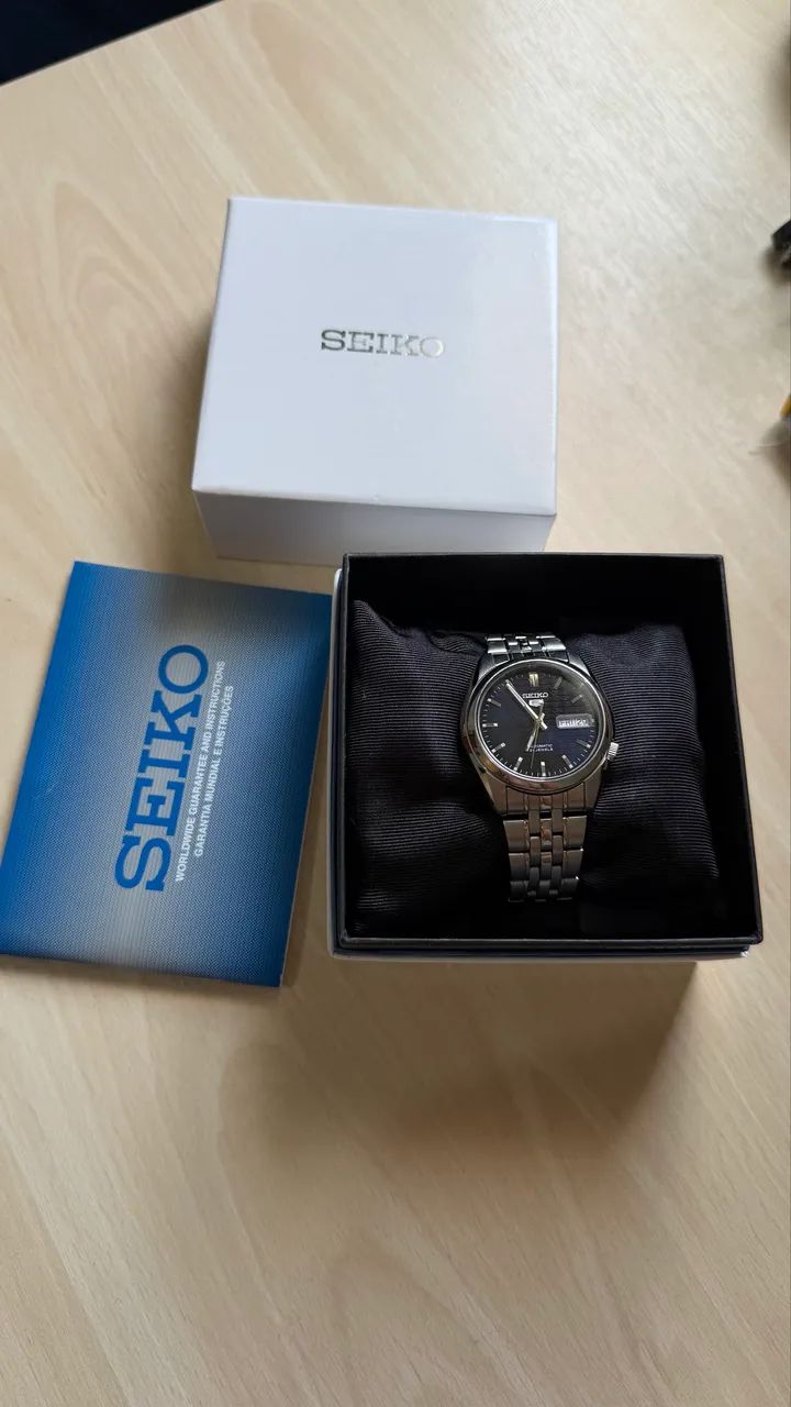 Relógio Seiko 5 prata  - Foto 2