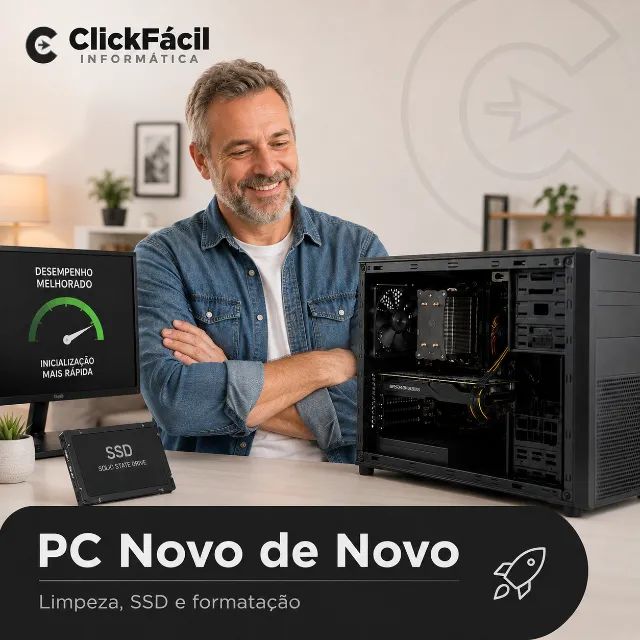 Técnico de Informática em Domicílio - Conserto de PCs e Celulares - Foto 3