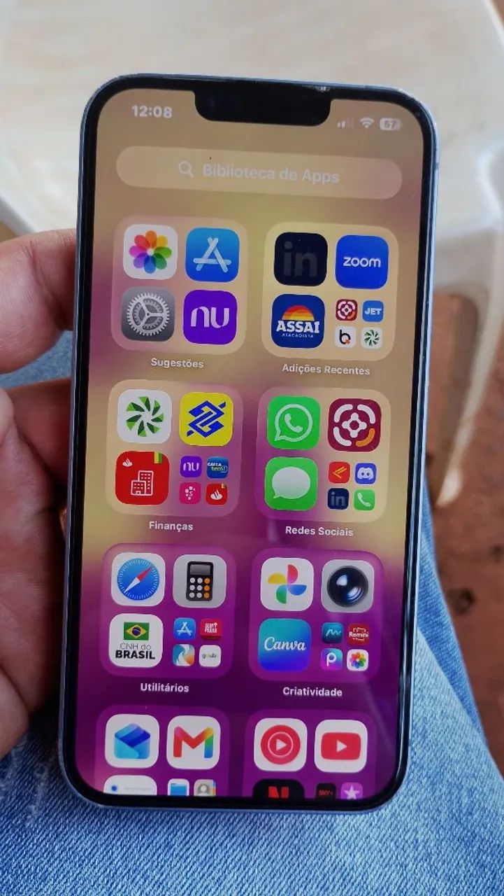 iPhone 14 256 82% vida bateria
