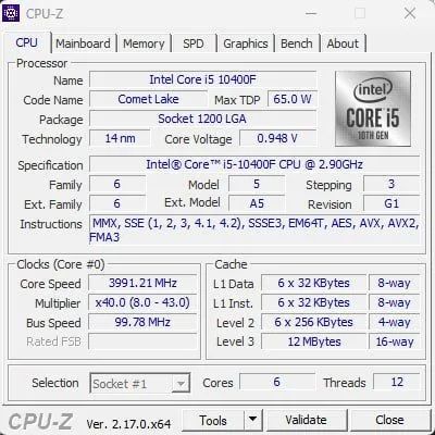 Processador Intel - i5 10400F - Foto 2
