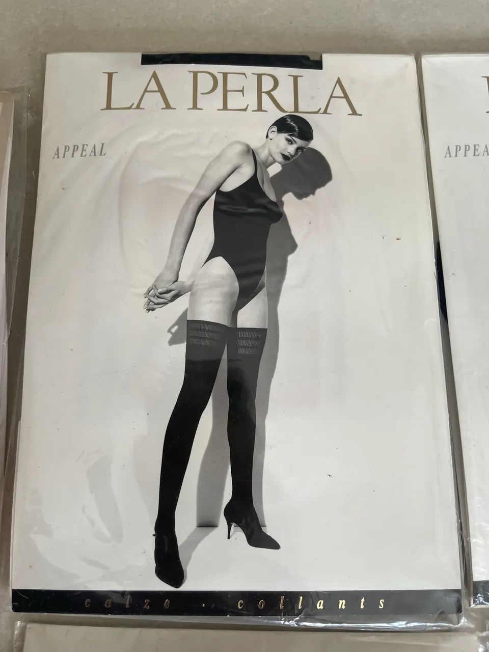 Meia 7/8 Italiana marca Perla rendada 