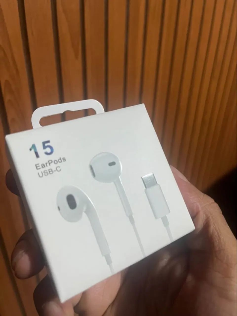 Fone de Ouvido Ear Pods USB-C Para iPhones ou Android - Pronta entrega