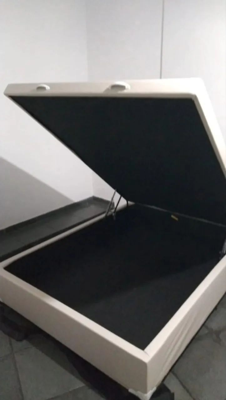 Cama Bau Inteiro Casal Blindada, Laterais Fechadas, Preço de Fábrica! Cartão 12x! - Foto 2