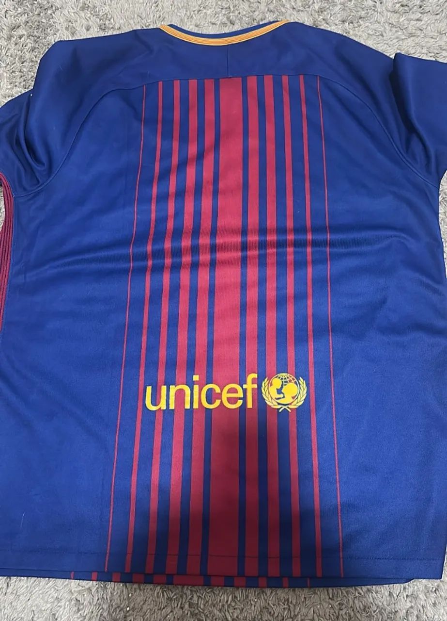 Camisa Barcelona 2017/18 - ORIGINAL EM BOM ESTADO - Foto 2