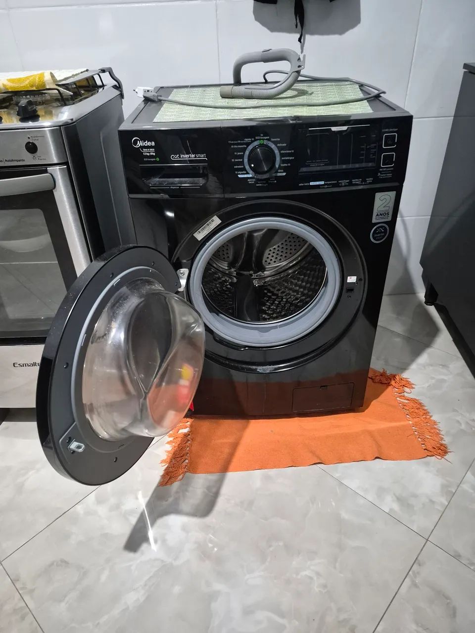 Lava e Seca Midea Inverter Smart 12kg/8kg - COM DEFEITO (E64) - Foto 2