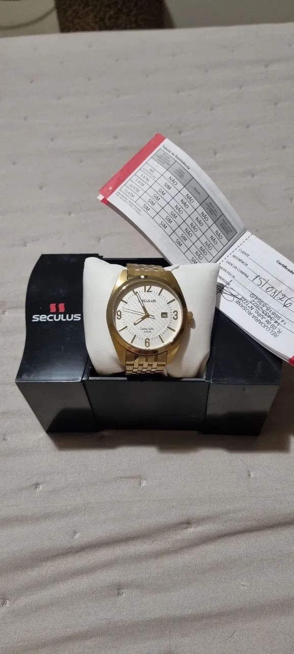Relogio Seculus long life NOVO!