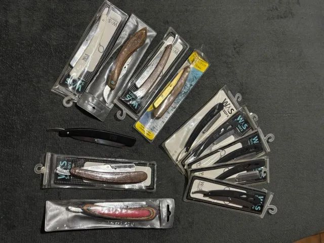 Kit de Navalhas para Barbearia / Cabelereiro