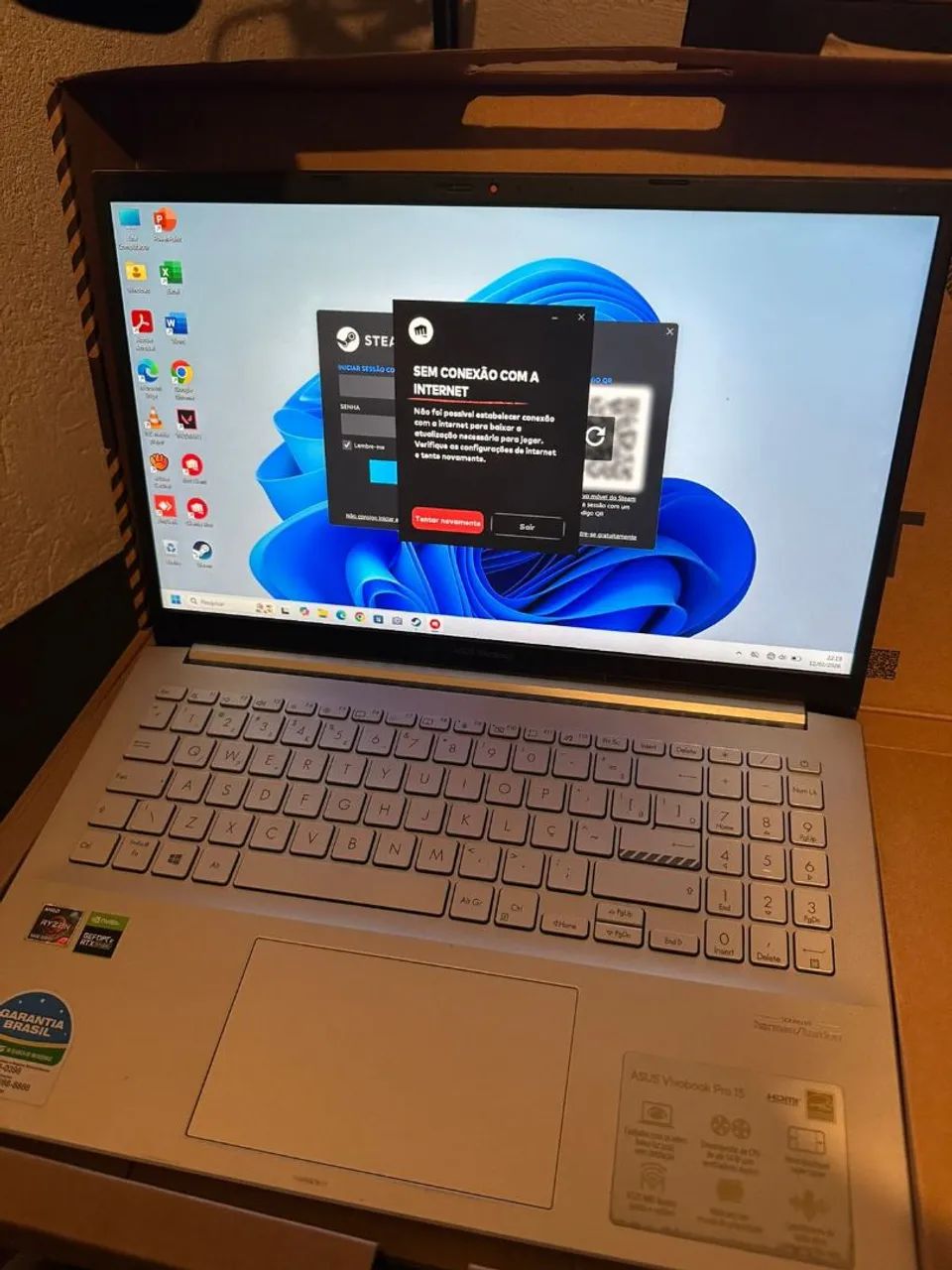 Notebook Gamer OLED, Ryzen 7 + RTX 3050 - Foto 5