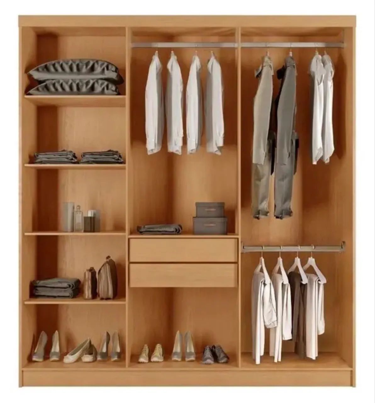 Guarda roupa solteiro Grécia MDF até 12x sem juros  - Foto 4