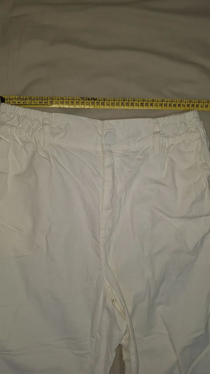 Calça Feminina Branca 44 - Marfinno - Foto 4