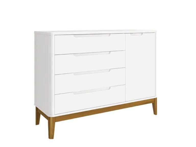 Berço 3 em 1 e Cômoda conforto Bebê  - Foto 5