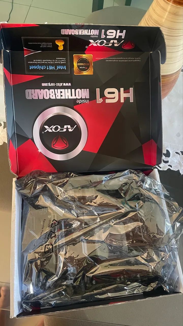 Processador i7 + Placa-Mãe AFOX H61 LGA1155 