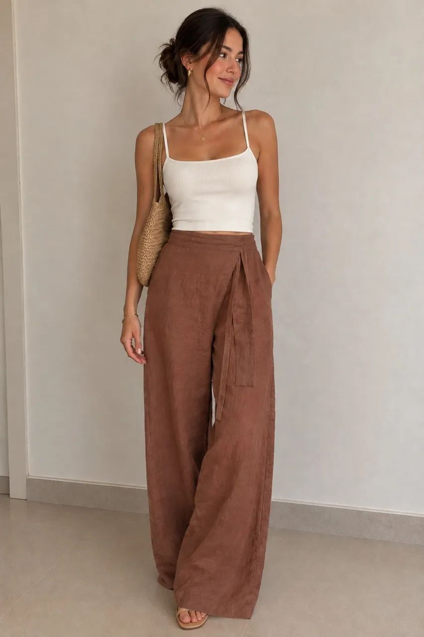 Calça pantalona 