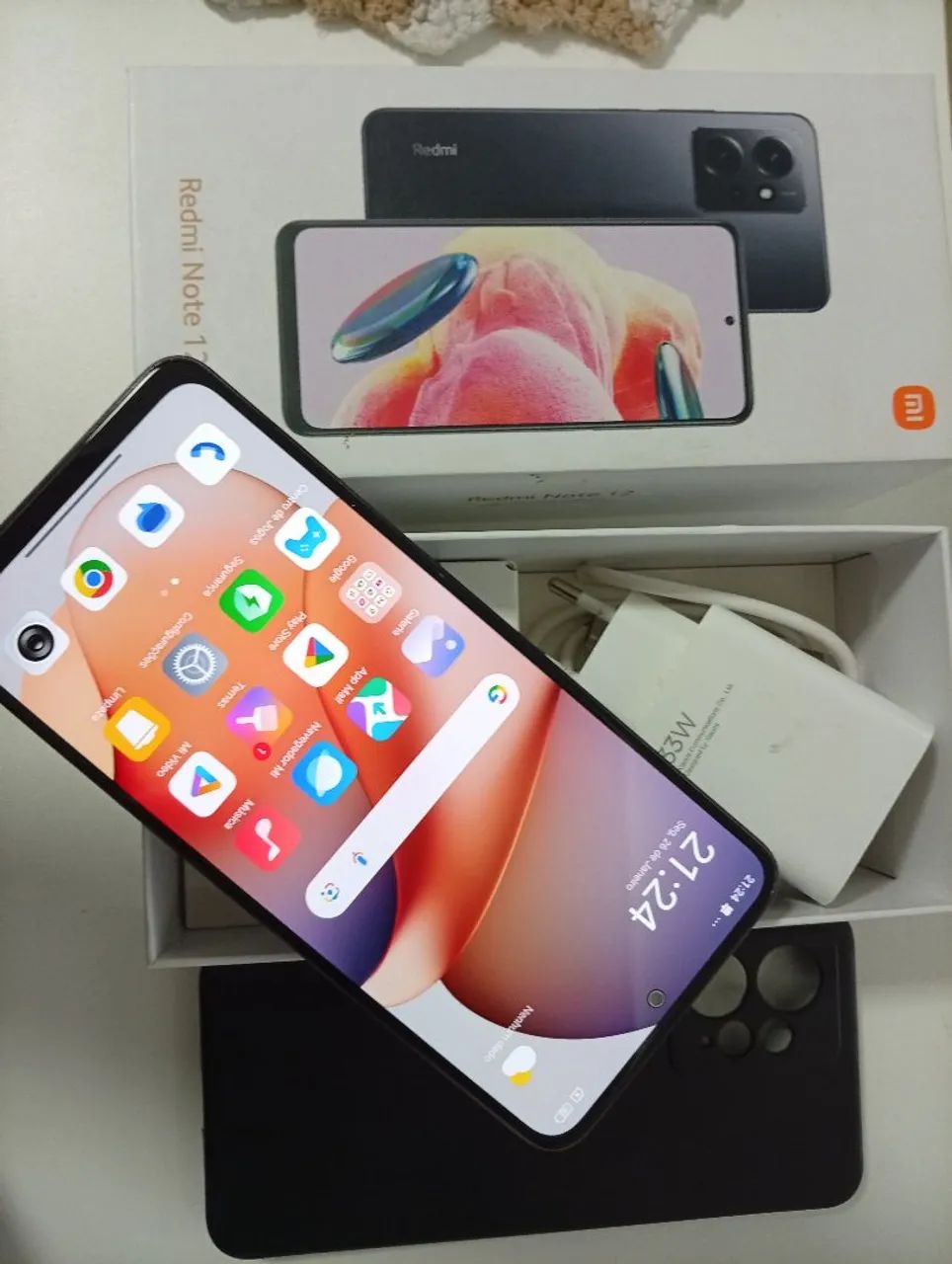 Vendo Redmi Note 12 Cinza - 128GB / 6GB RAM - Completo e Impecável! - Foto 4