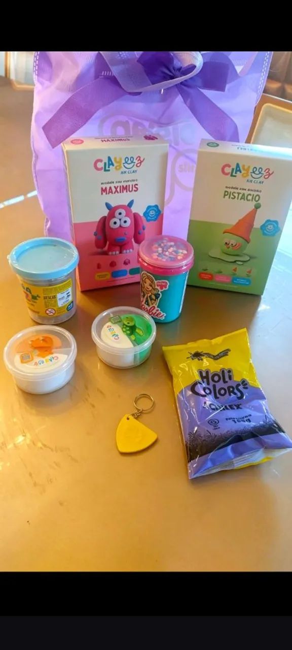 Kit massinha modelar claz doce brinquedo 