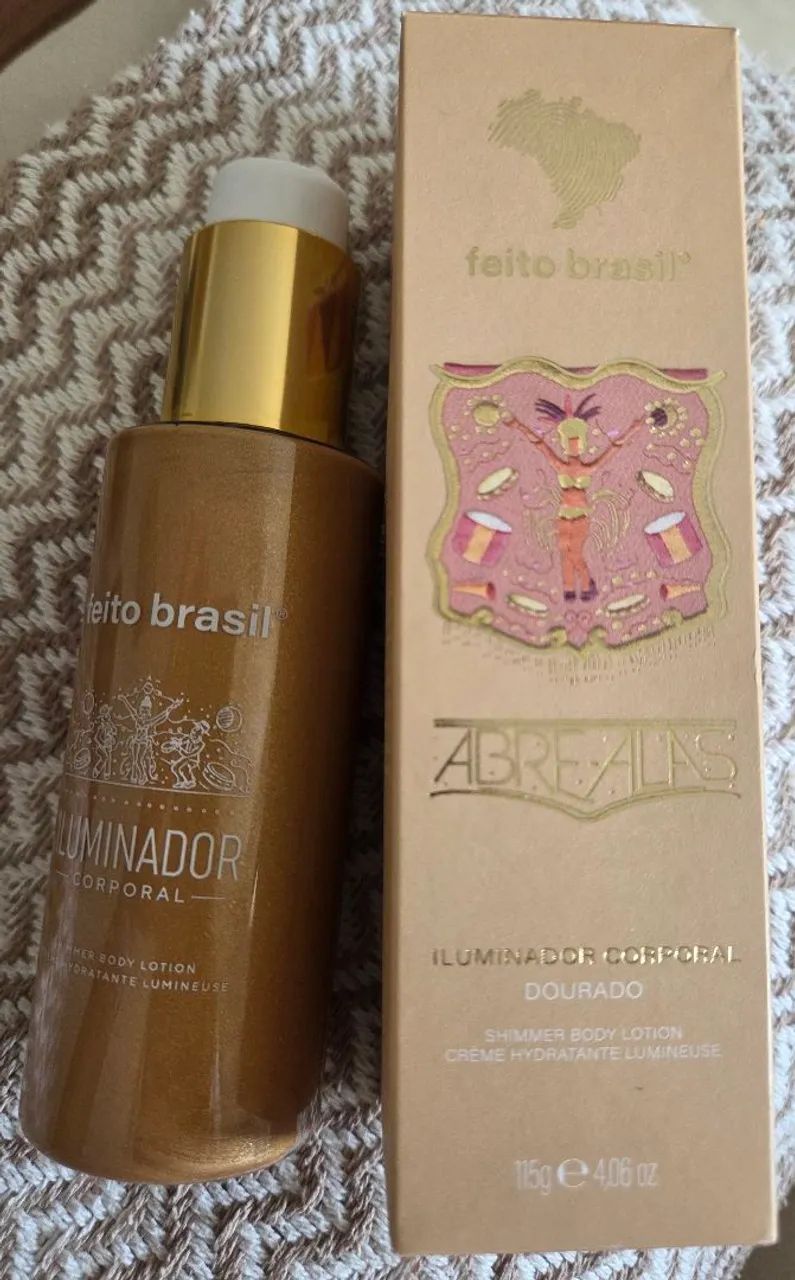 Iluminador Corporal Dourado Feito Brasil - Foto 2