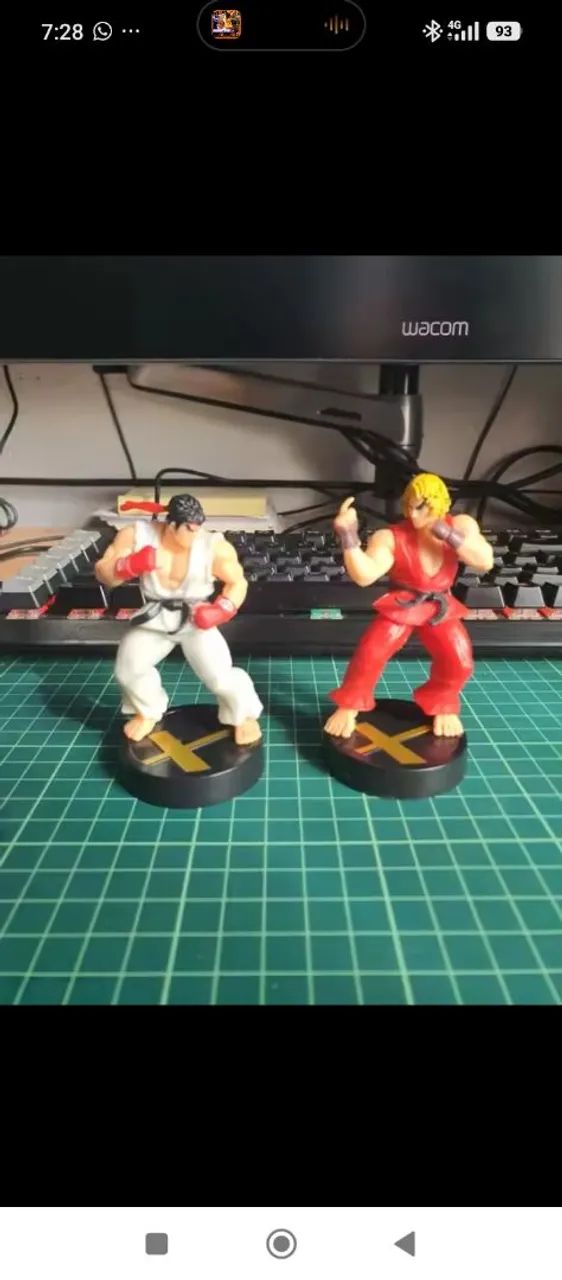 Action figure street fighter Ken ou ryu - Foto 3