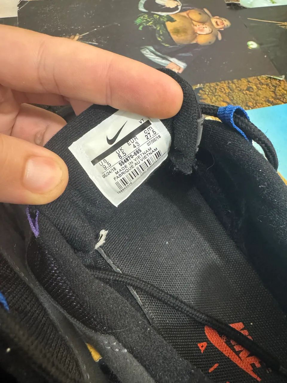 Tênis Nike VaporMax 95 Hot Punch - Foto 5