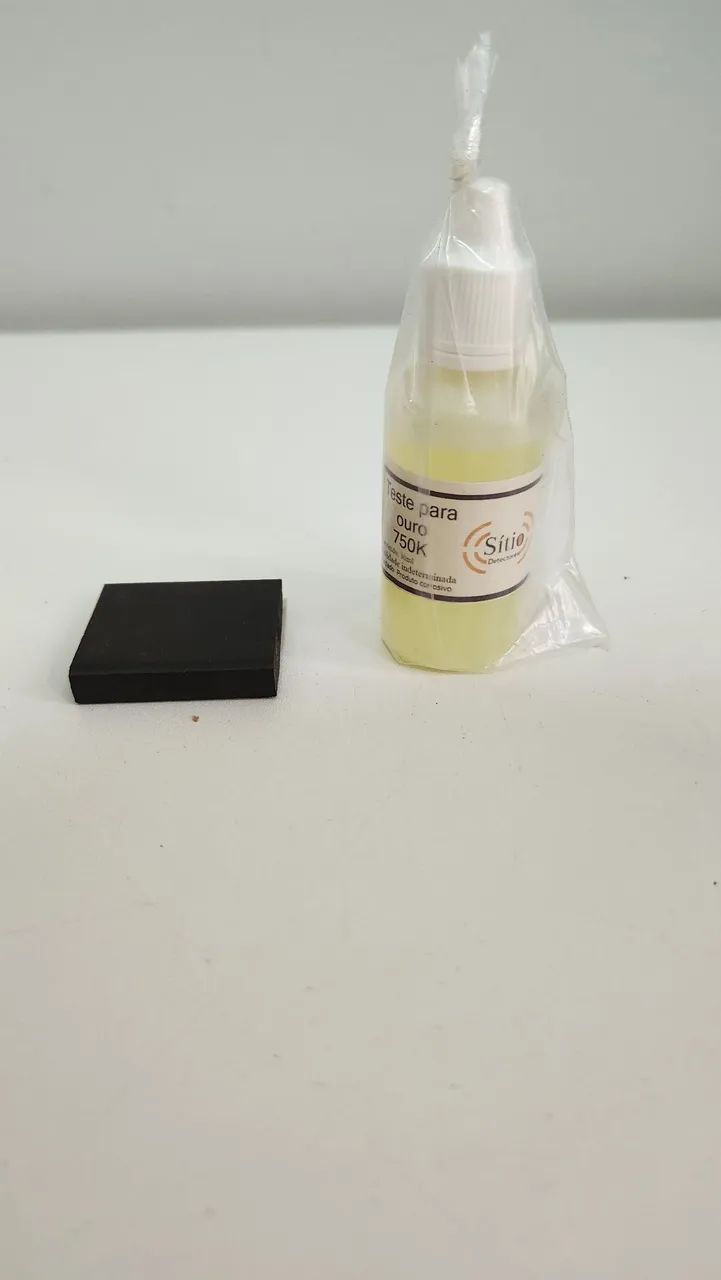 Kit Teste Prata e Ouro - Pedra + Ácido - Novo - Testar Prata 925 - Ouro 18k