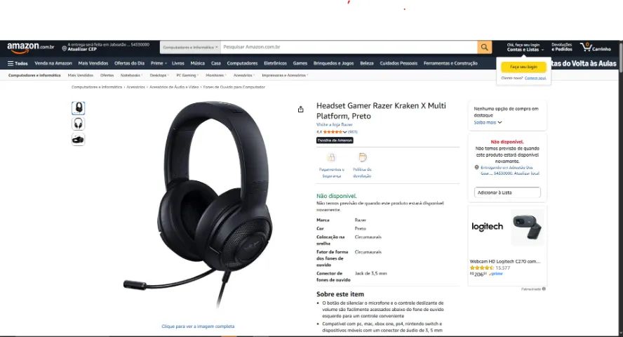 HEADSET RAZER KRAKEN X - Foto 2